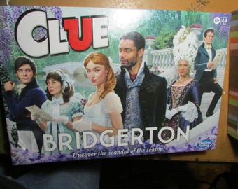 Juego de mesa Clue Mystery, edición Bridgerton. Edades: 17 años en adelante, 3-6 jugadores. Envío gratuito a EE. UU.