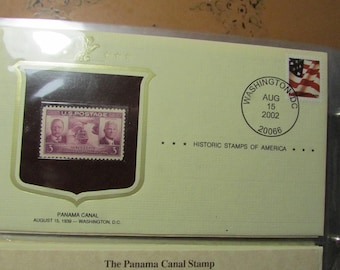 Historic Stamps Of America The Panama Canal Postal Stamp