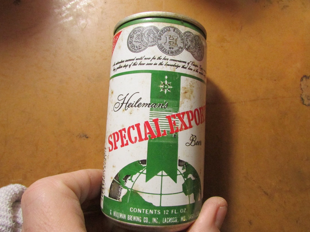 Vintage Heileman's Special Export Beer 12 Ounce Beer Can Mancave Free
