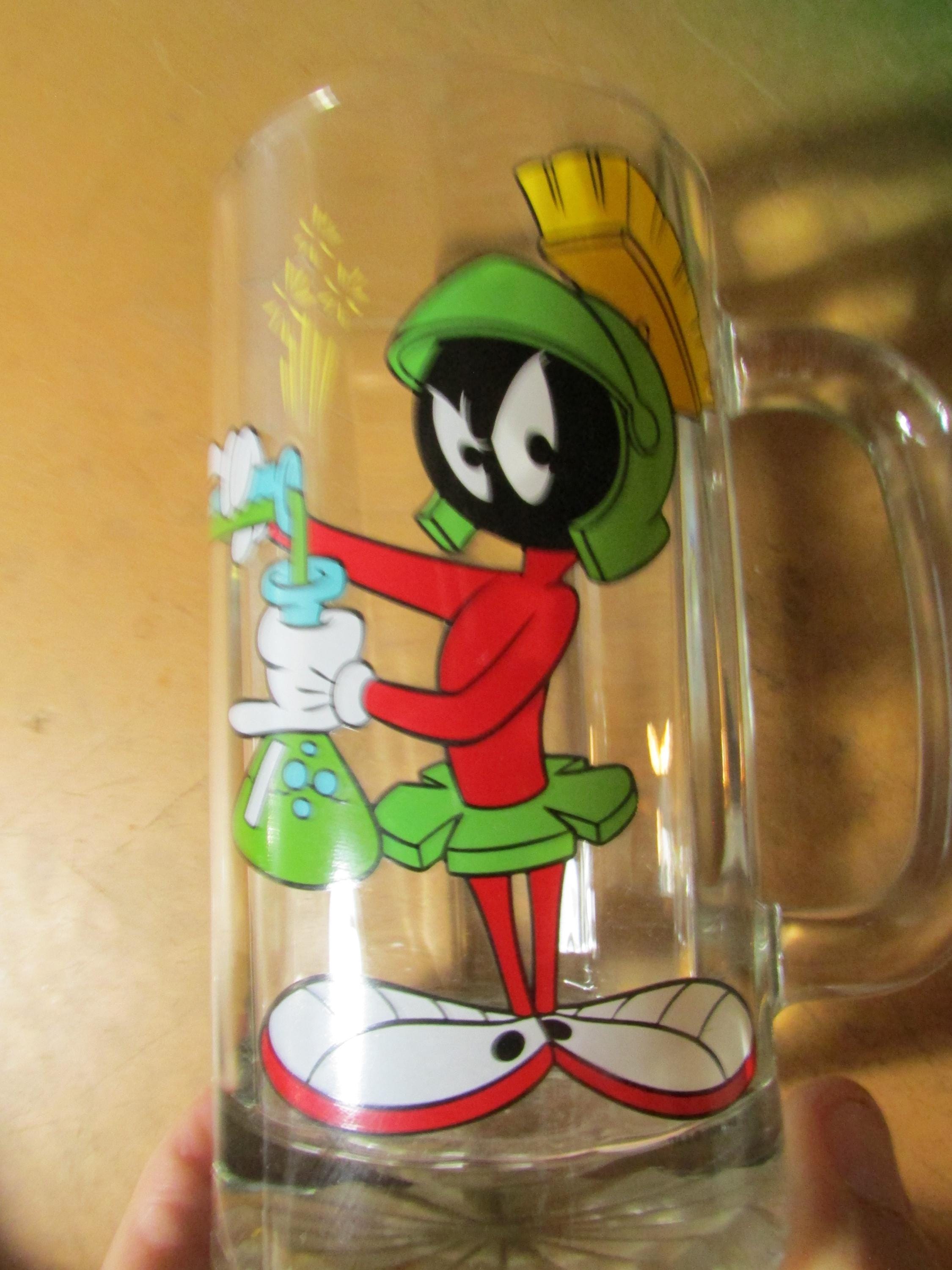 Marvin the Martian Glass - Etsy