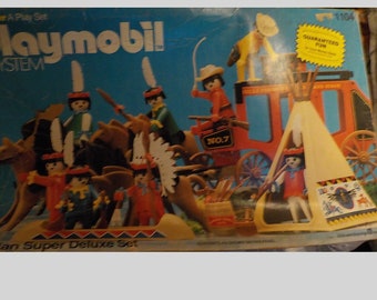 Indians-warrior from vintage 3569 set of 1980 Playmobil e412 