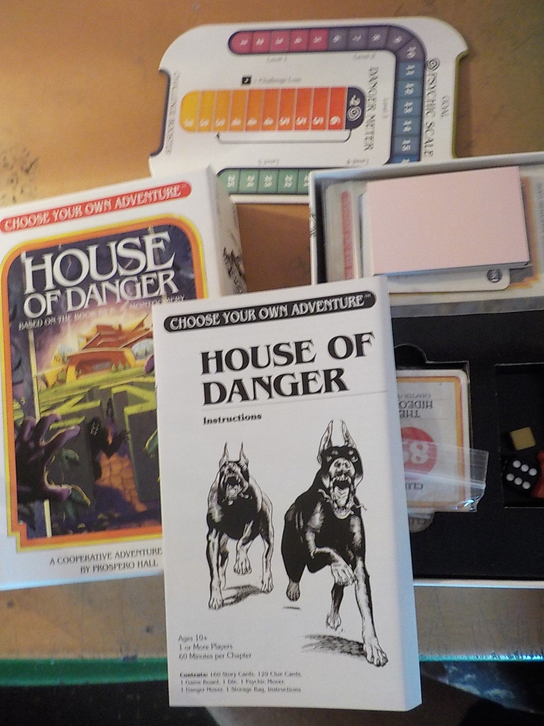 House of Danger Card Game Complete Free USA Shipping Etsy
