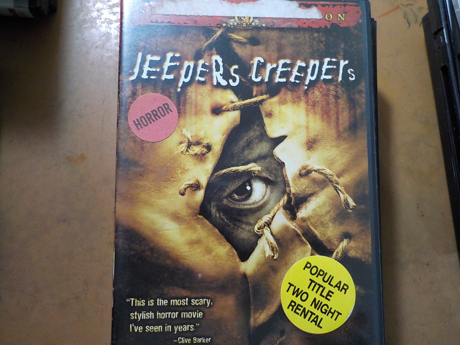 Jeepers Creepers Gina Philips Classic DVD Movie Rated R Free USA