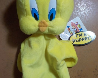 Vintage Tweety Bird Hand Puppet Free USA Shipping