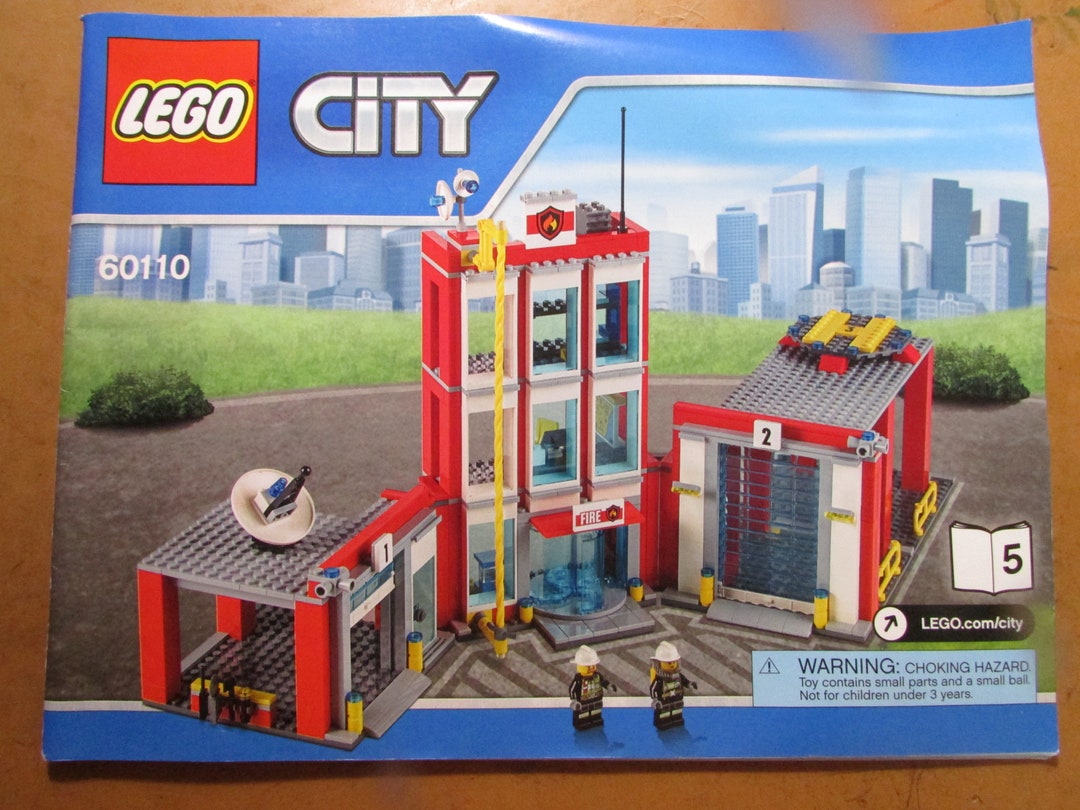 Lego City 60110 Booklet Five Fire Station Instruction Manual Booklet