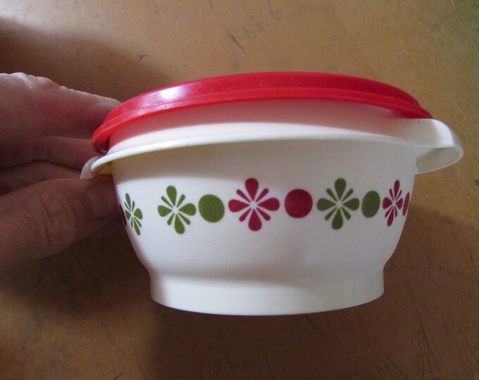 Vintage Tupperware Servalier Bowl Yellow Lid Cracked Split in Etsy