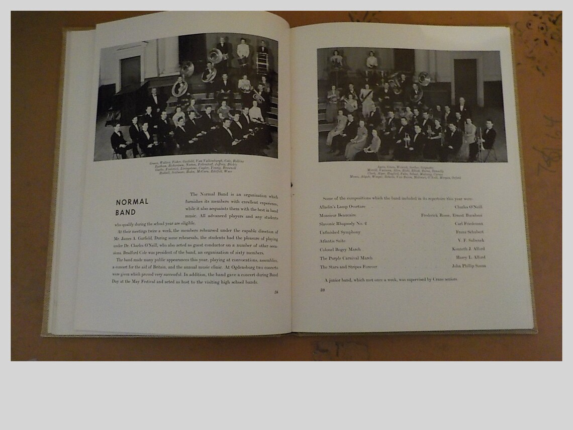 1941 Pioneer State Normal School Yearbook Potsdam New York Etsy