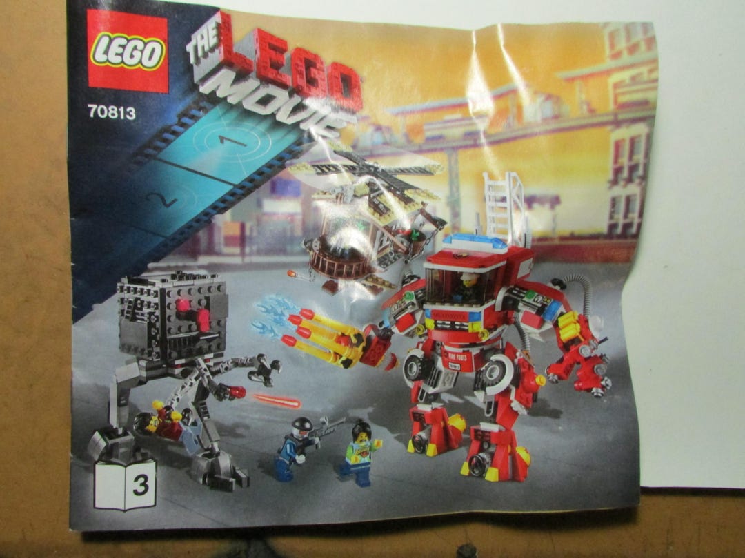 Lego Movie Script Pdf LEGO the Lego Movie 70813 Booklet 3 Instructions Manual Booklet Only ...