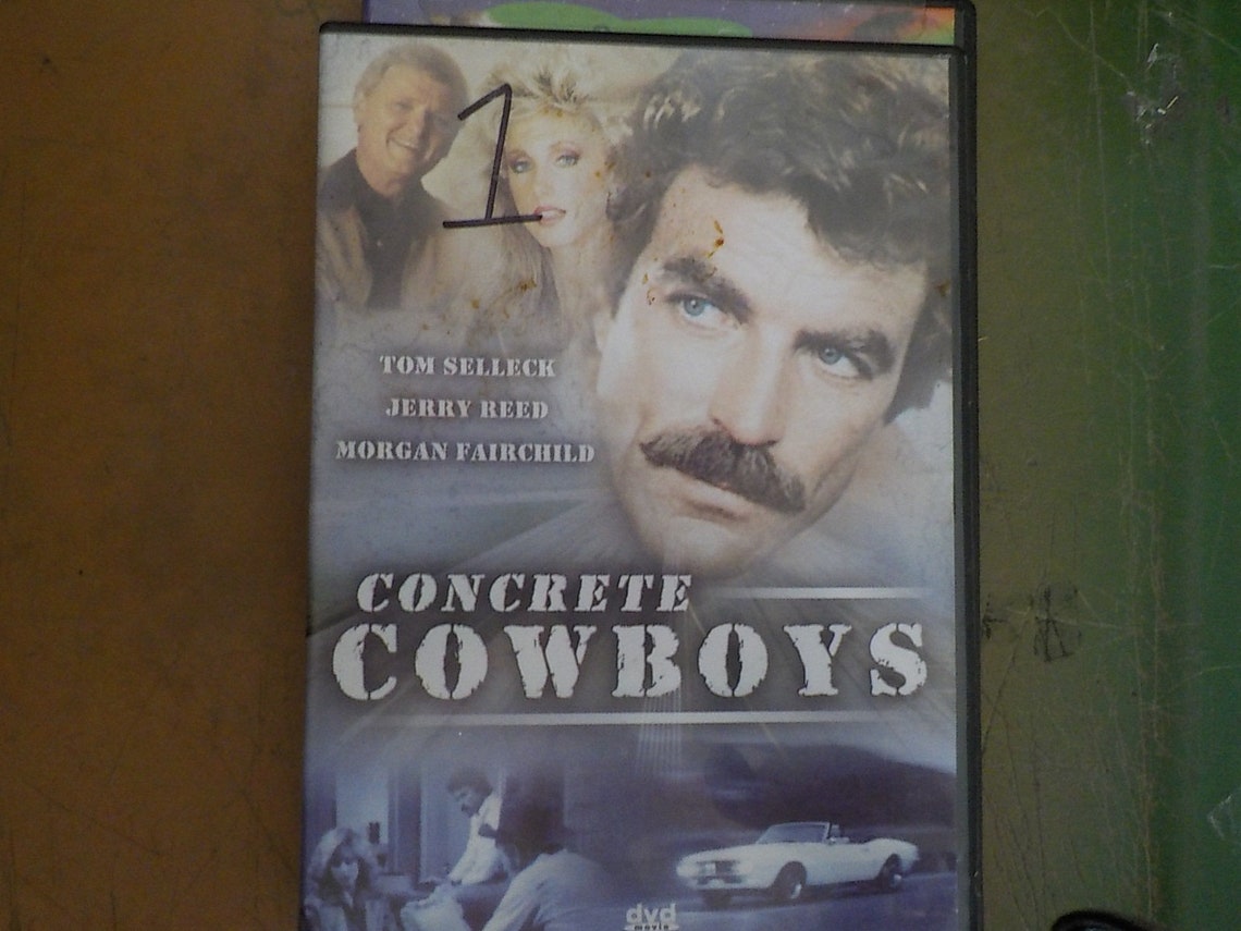 Concrete Cowboys Tom Selleck Classic DVD Movie Rated NR Free Etsy