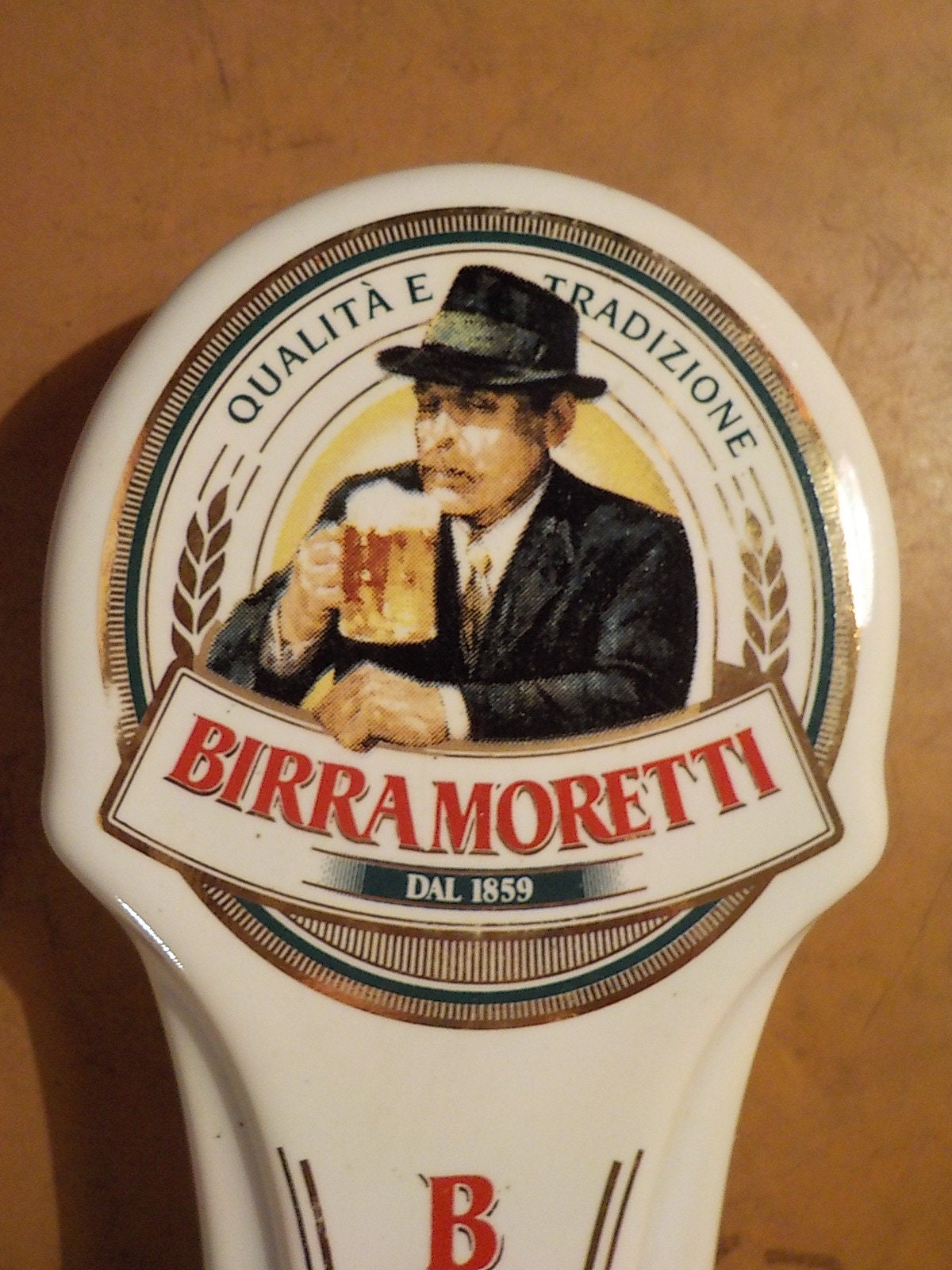 Sottobicchieri In Legno Birra Moretti Vintage - Set Da 2 Per Bar O Collezione - Foto 5