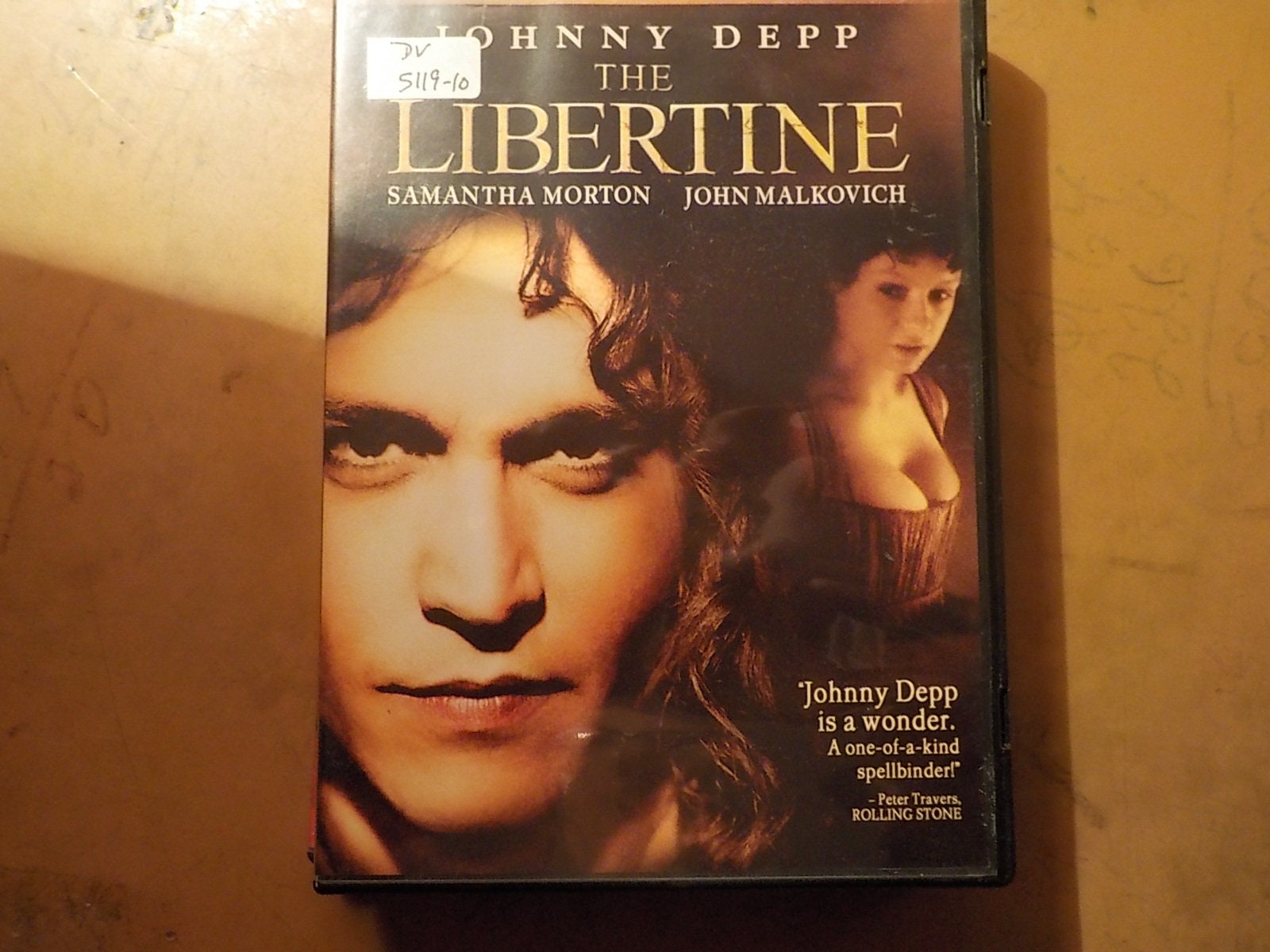 The Libertine Johnny Depp Dvd Movie Rated R Free Usa Shipping Etsy