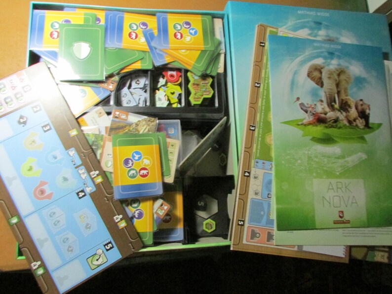 Ark Nova Board Game Feuerland Strategy Zoo Game Complete Set - Etsy