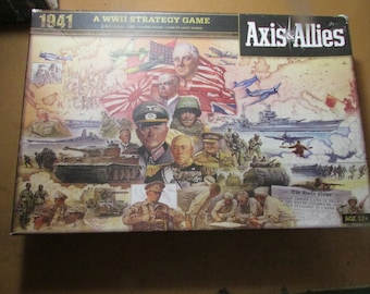 1941 A WWII Strategy Game Axis & Allies Board Game Free USA Shipping