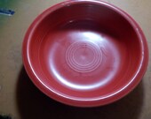 Fiestaware Soup Cereal Bowl Made In Usa Scarlett Red HLC 7 Inches Across USA Free USA Shipping
