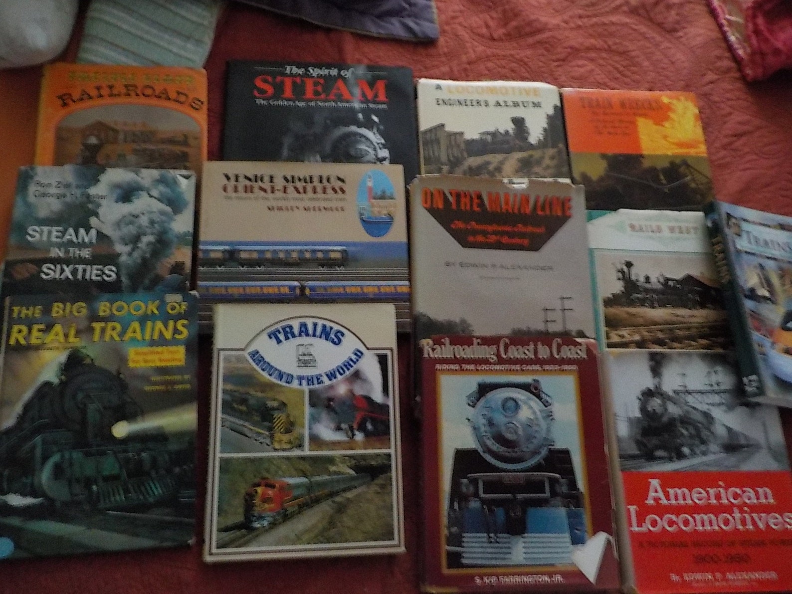 Vintage 13 Trains Books Railroading Trains Hardcover & 1 Etsy