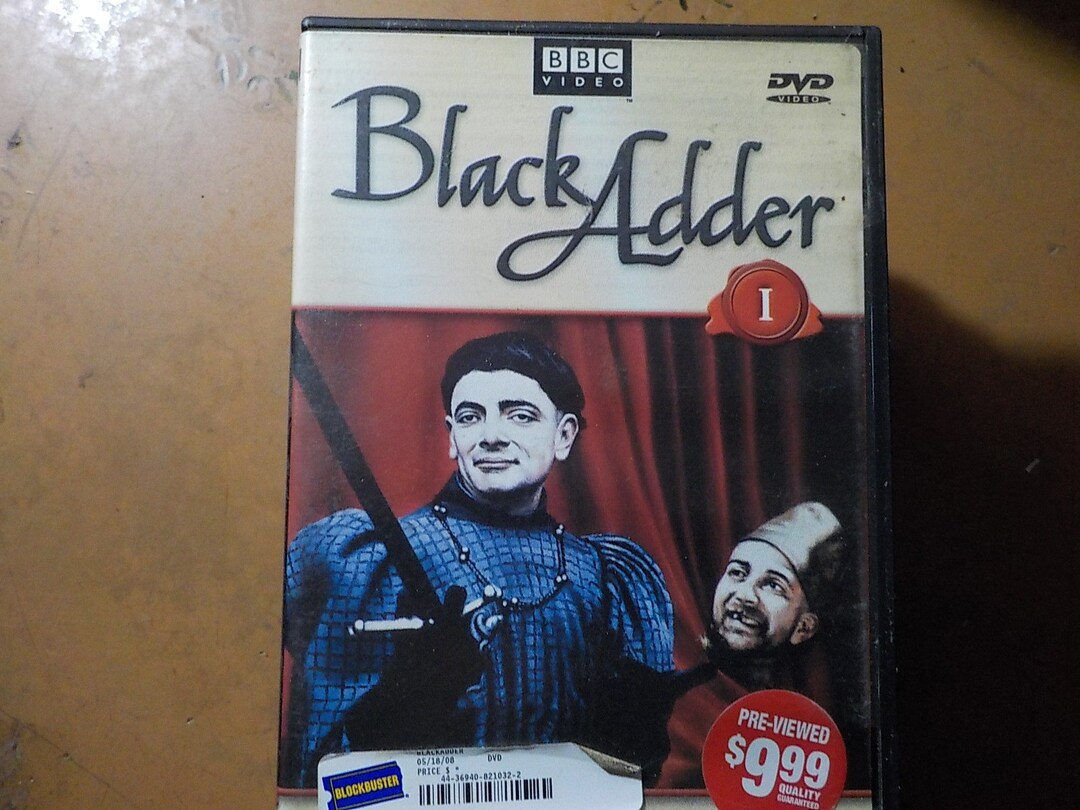 Black Adder Rowan Atkinson Classic DVD Movie Rated NR Free USA Shipping ...