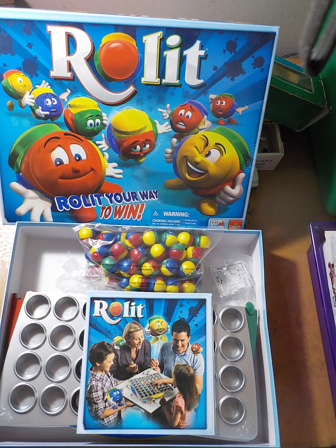 Games At Rilot Rolit Board Game 2 to 4 Players Complete Game Free USA Shipping - Etsy