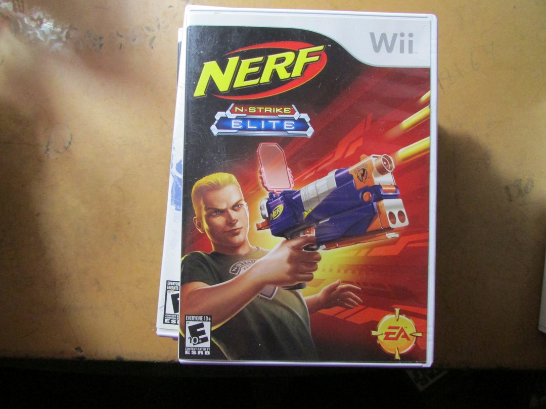 Nintendo Wii Nerf Nstrike Elite E Video Game Free USA Shipping Etsy