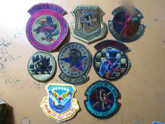 8 USA Foreign Military Army Navy Marines Air Force Foreign Sew 