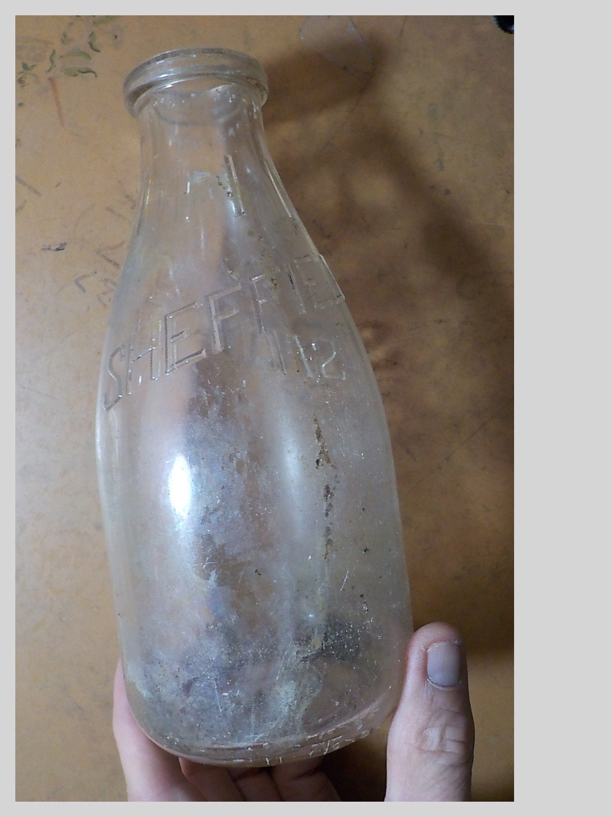 Milkman Glass Milk Bottle 1-Qt. with Plastic Lid - Personalization  Available