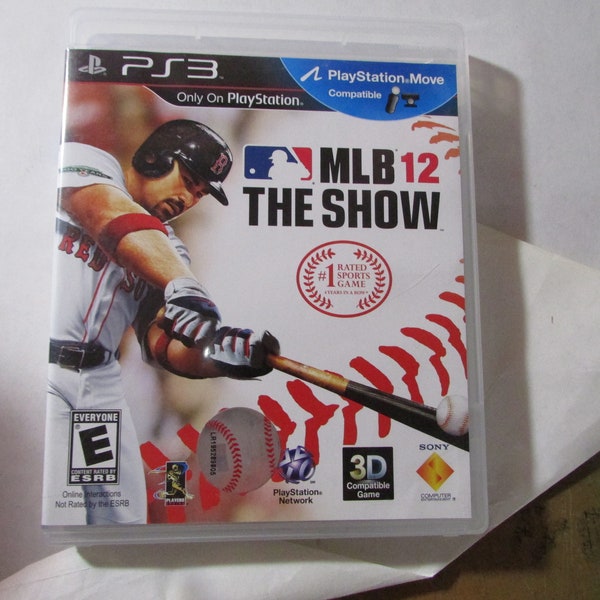 Sony Playstation 3 PS3 Video Game E Baseball MLB 12 The Show Free USA Shipping