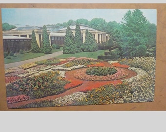 Vintage 1968 Main Conservatory Longwood Gardens Kennett Square Pa Postcard Free USA Shipping