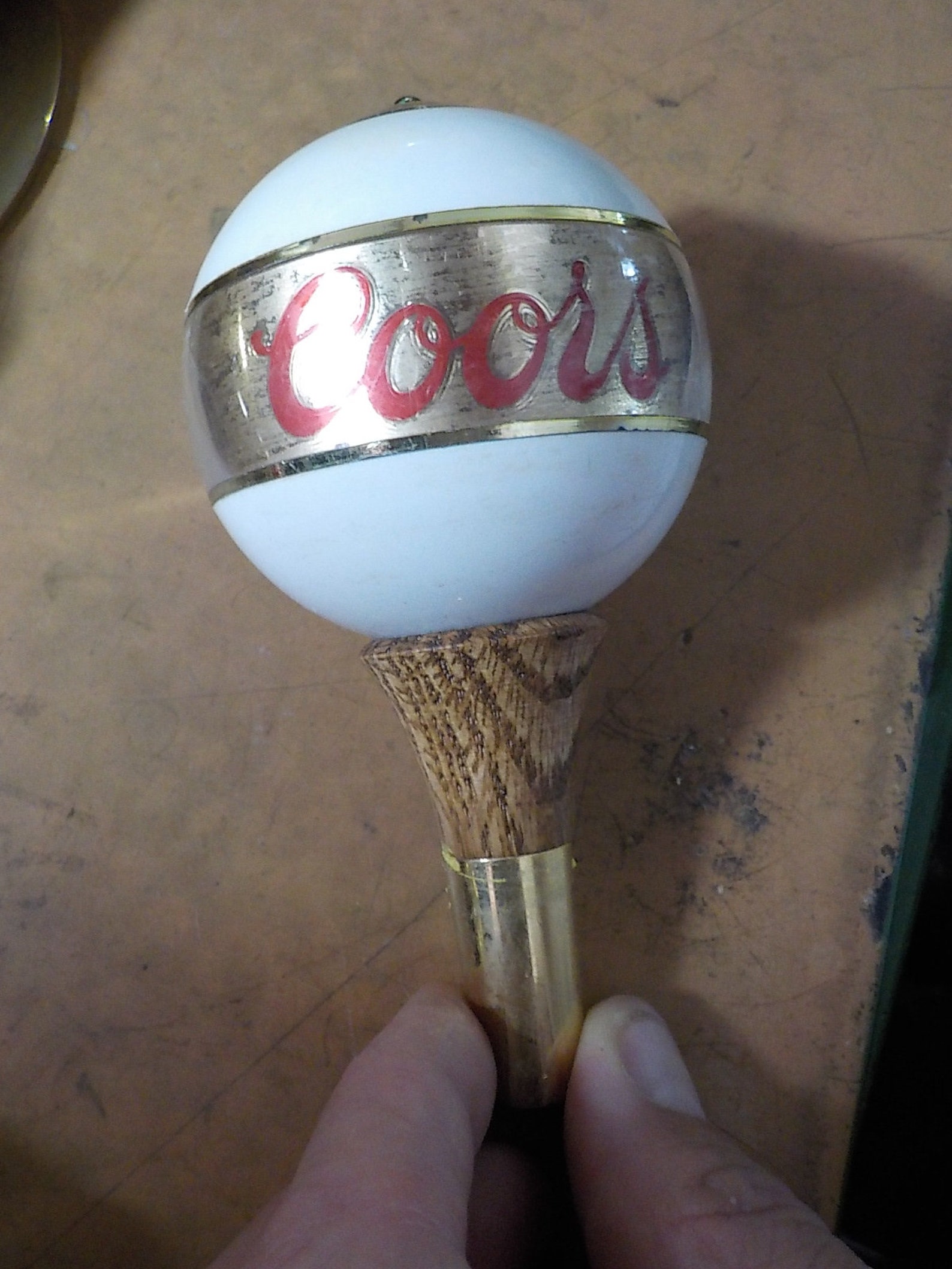 Vintage Coors Tap Shift Knob Handle Ball Colorado Beer Free Etsy