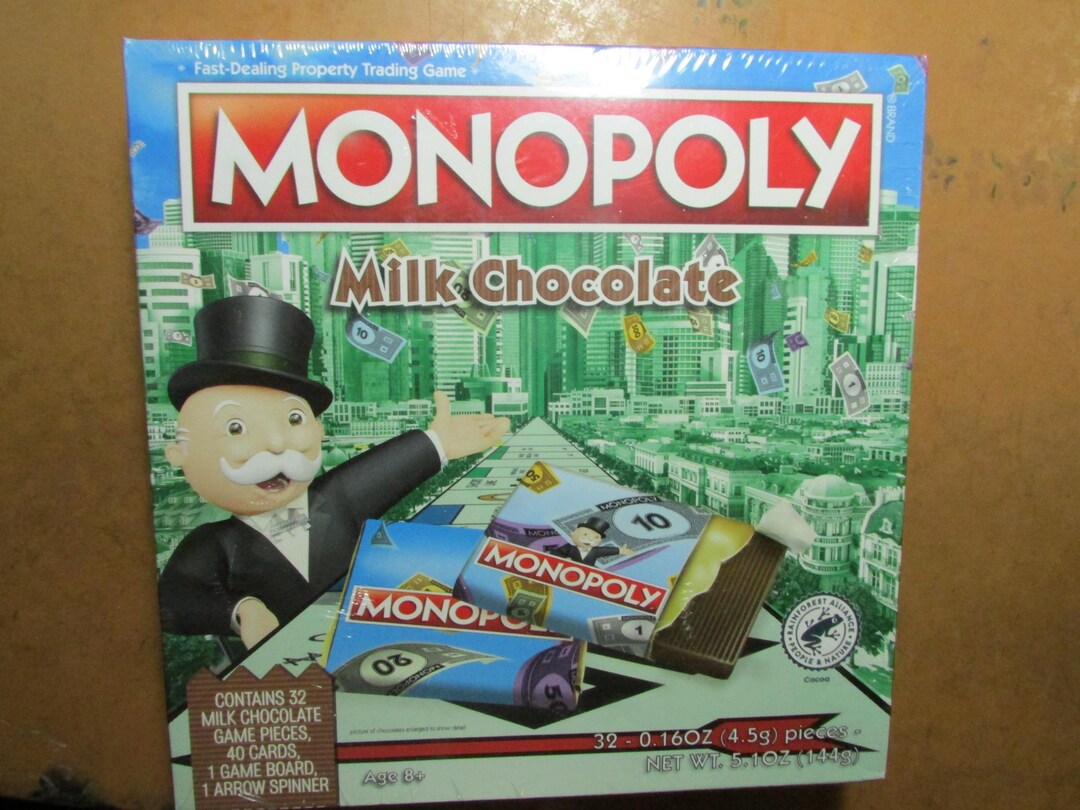 Monopoly Milk Chocolate Board Game Edition Never Played 100 Complete