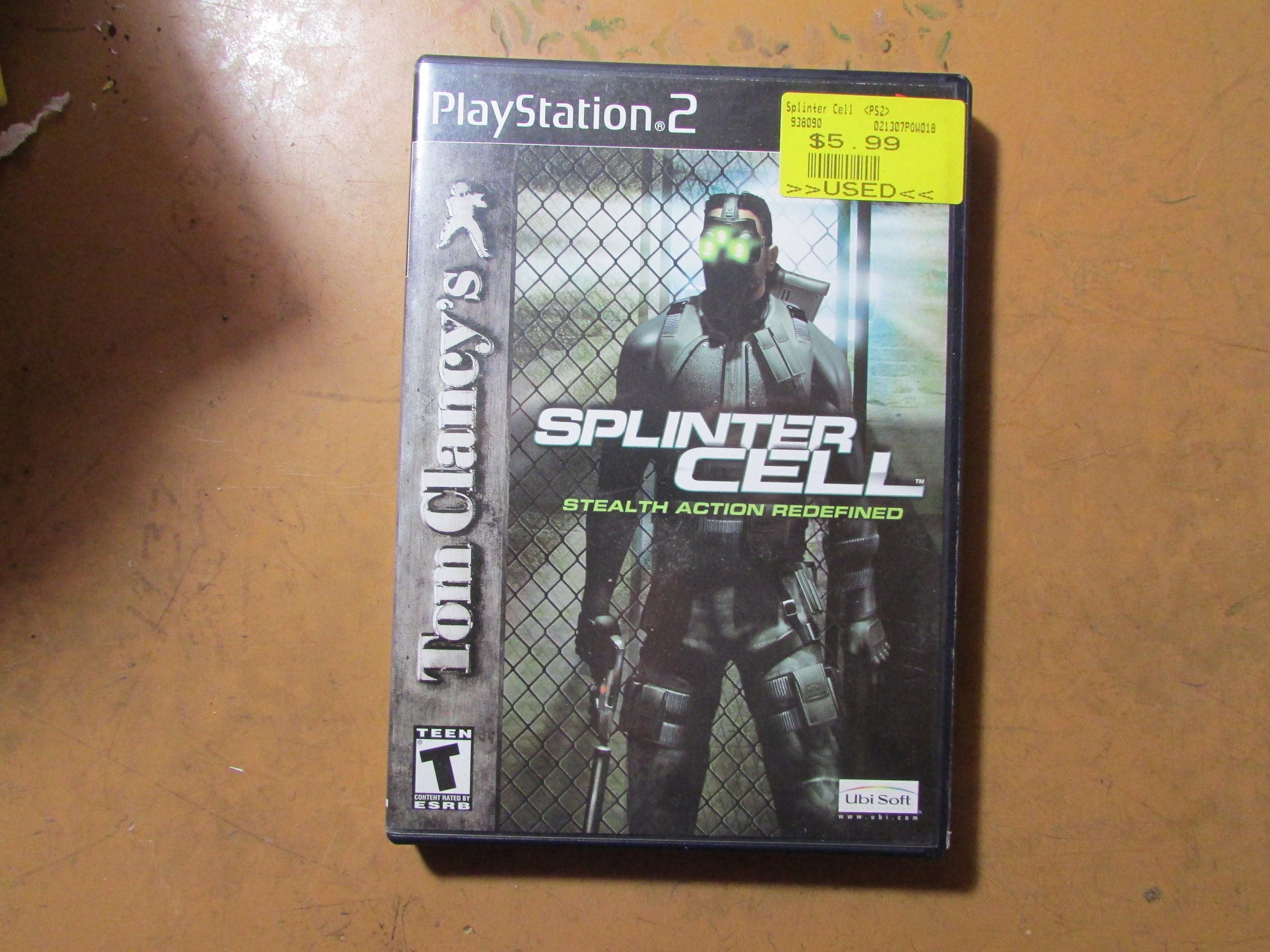 Tom Clancy's Splinter Cell - Playstation 2 PS2 Complete CIB Tested