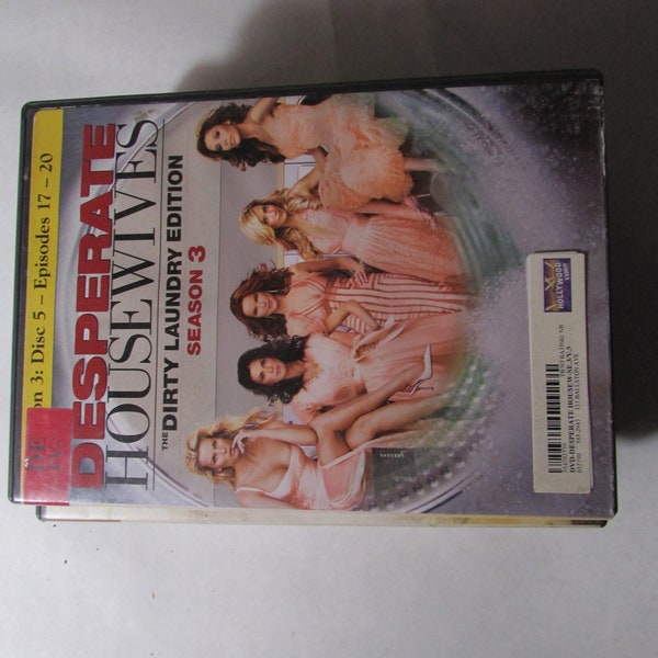 Desperate Housewives The Dirty Laundry Edition Season 3 Epi 17-20 DVD Movie Rated PG-13 Free USA Shipping
