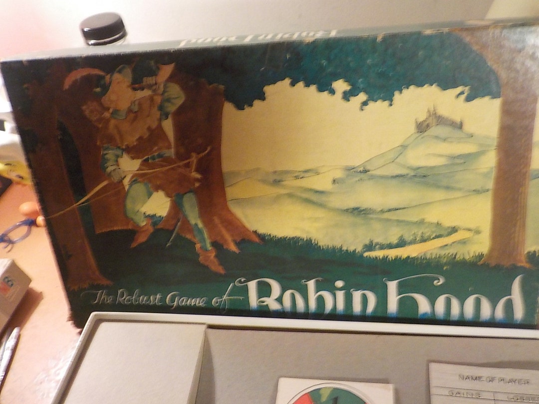The Robust Game of Robin Hood Board Game # 6000 Nationals Games Rare ...