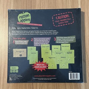 Rotten Apples Card Board Game Apples to Apples Style Fun Adult Party ...