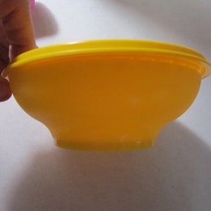 Swell Retro 1970's Tupperware 12pc Harvest Gold #890 Salad & Cereal Bowls +  Lids