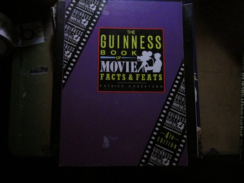 The Guinness Book Of Movie Facts And Feats Softcover Book Free USA Shipping image 1