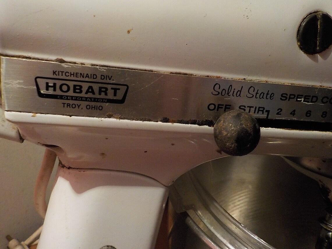 Vintage Kitchen Aid Model K45ss Household Mixer Heavy Duty Etsy