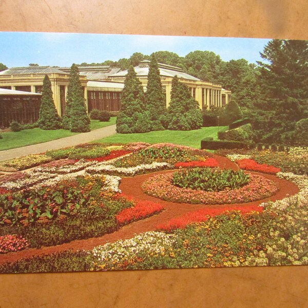 Vintage Longwood Gardens Kennett Square Pa Original Tourist Historical Postcard Free USA Shipping