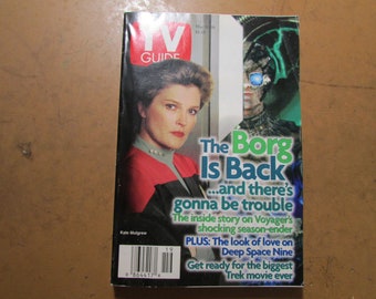 TV Guide May 10-16 1997 Star Trek's Voyager The Borg Is Back FREE USA Shipping