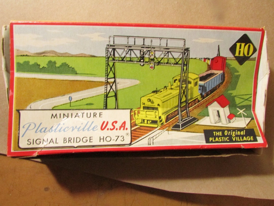 Vintage Ho Kit 1/8 Scale Signal Bridge Kit HO73 Plasticville USA Bachmann Free USA Shipping Etsy