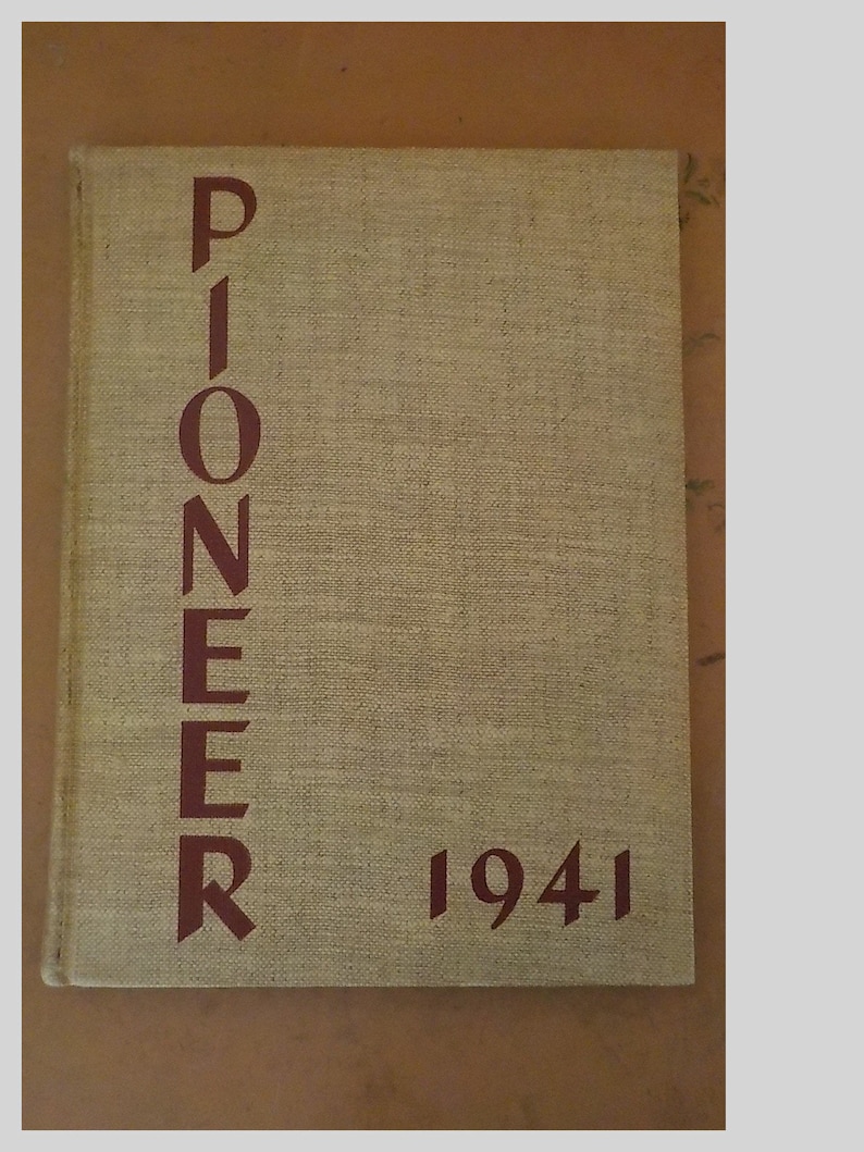1941 Pioneer State Normal School Yearbook Potsdam New York Etsy
