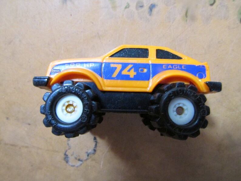 Vintage Schaper Stomper Orange AMC EAGLE McDonald's Happy Meal Toy 4x4 74 Car Free USA Shipping image 1