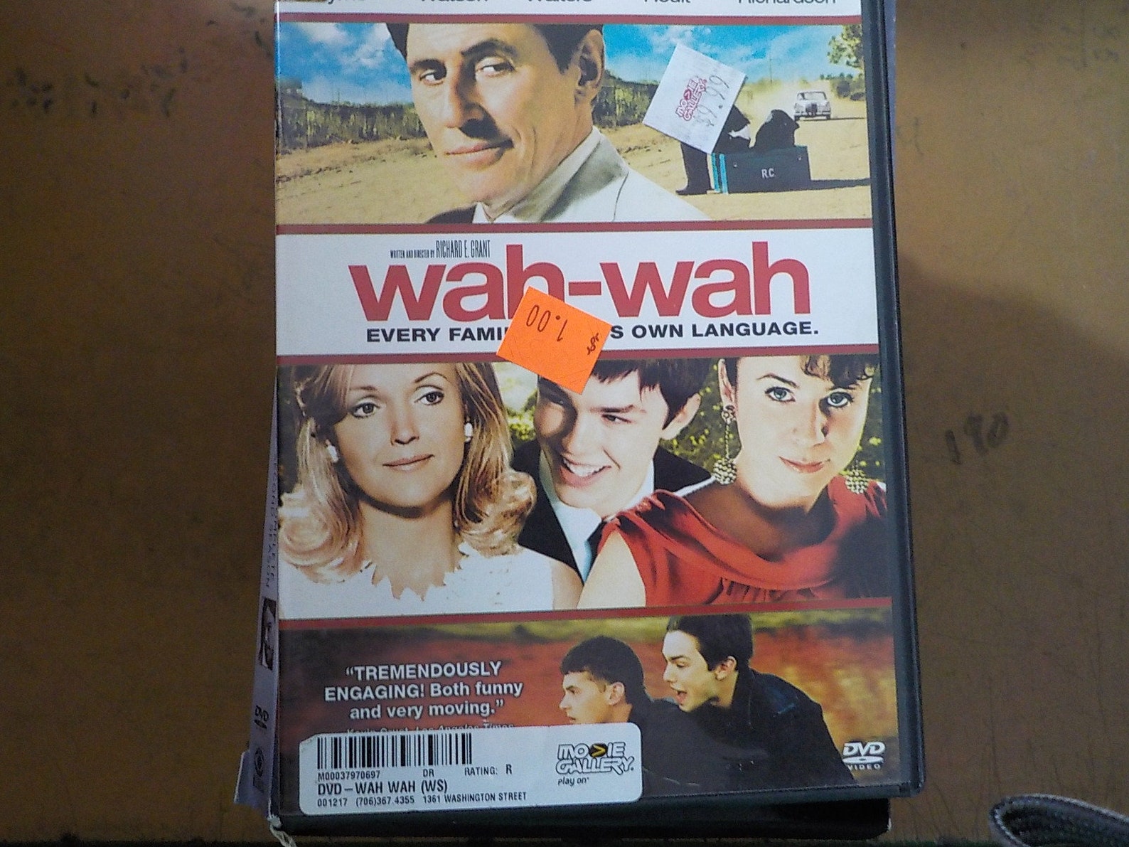 Wahwah Emily Watson Classic DVD Movie Rated R Free USA Shipping Etsy