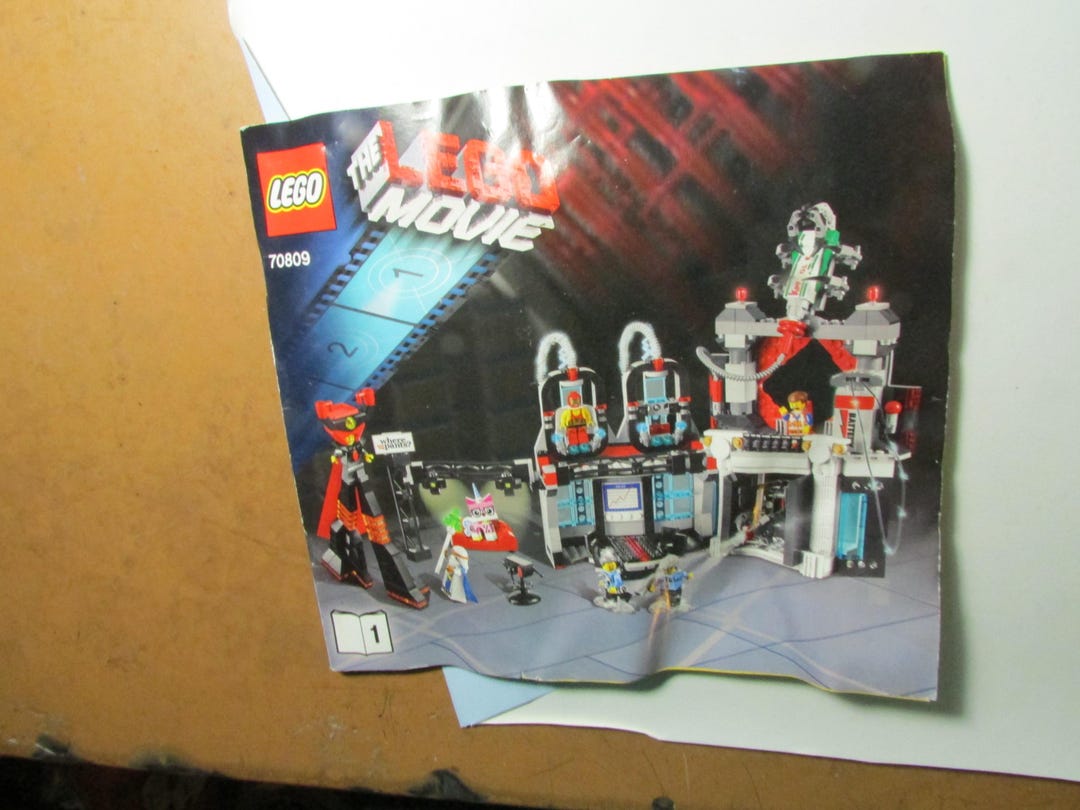 Lego Movie Script Pdf LEGO the Lego Movie 70809 Booklet 1 Instructions Manual Booklet Only ...