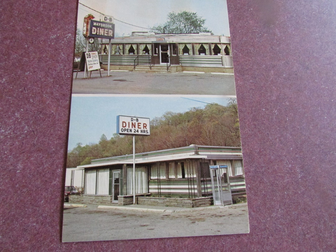 Vintage DB Diners Maybrook New York Original Tourist Etsy