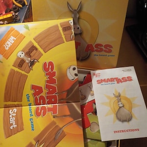 Smart Ass The Board Game 2-8 Players Ages 14+ Complete Free USA Shipping