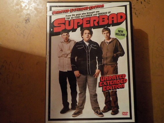Superbad DVD Movie Rated NR Free USA Shipping