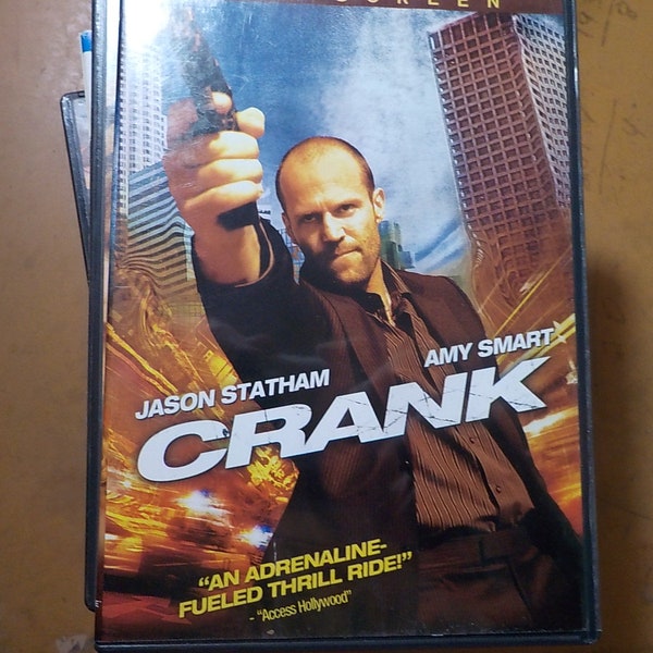 Crank Jason Statham Classic DVD Movie Rated R Free USA Shipping