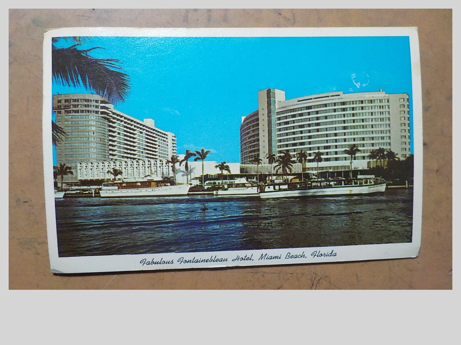 Vintage 1964 Fabulous Fontainebleau Hotel Miami Beach Florida - Etsy