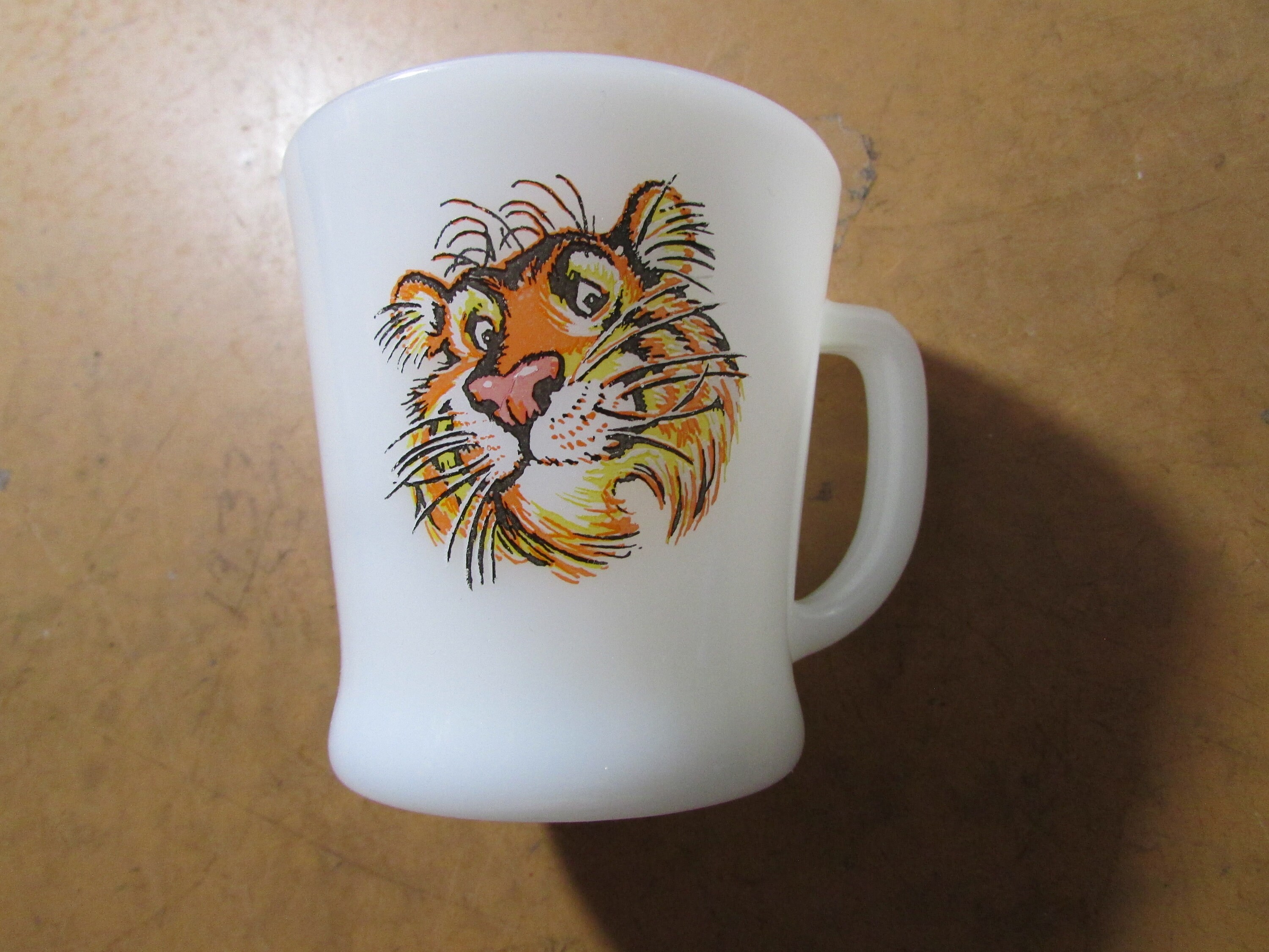 Fire King Mug Tiger - Etsy