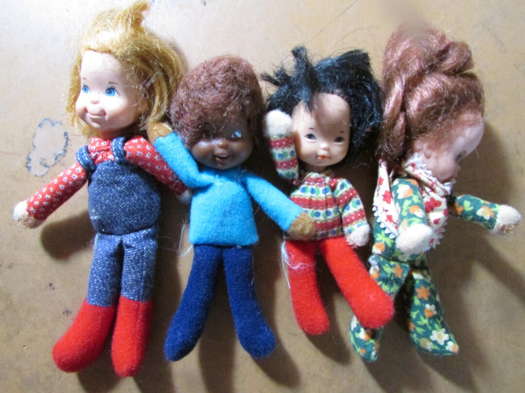 Vintage 4 1970'S Mattel Miniature Dolls Free USA Shipping Etsy