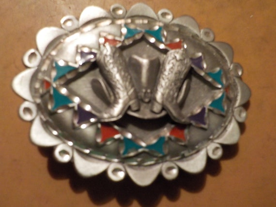 Whimsical Vintage Native American Navajo Cowboy Hat Boot Sterling Silver Tie Pin Whimsical Vintage Native American Navajo Cowboy Hat Boot Sterling Silver Tie Pin
